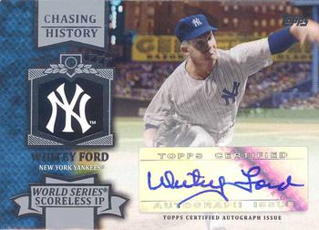2013 Topps - Chasing History Autographs #CHA-WF Whitey Ford Front