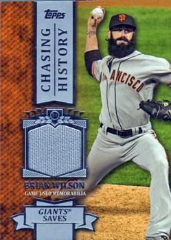 2013 Topps - Chasing History Relics #CHR-BW Brian Wilson Front