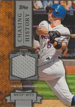 2013 Topps - Chasing History Relics #CHR-DW David Wright Front