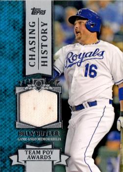 2013 Topps - Chasing History Relics #CHR-BB Billy Butler Front