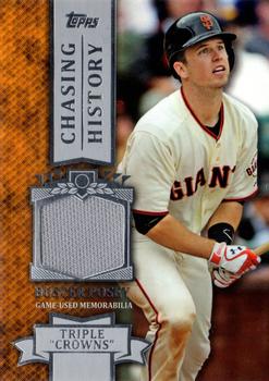 2013 Topps - Chasing History Relics #CHR-BPO Buster Posey Front