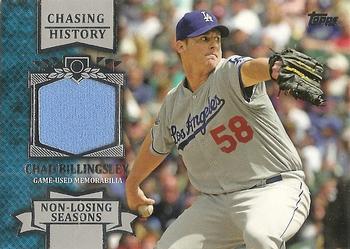 2013 Topps - Chasing History Relics #CHR-CB Chad Billingsley Front
