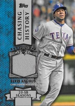 2013 Topps - Chasing History Relics #CHR-EA Elvis Andrus Front