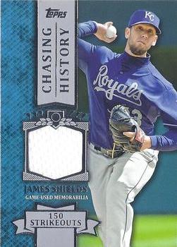 2013 Topps - Chasing History Relics #CHR-JS James Shields Front