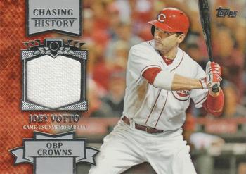 2013 Topps - Chasing History Relics #CHR-JVO Joey Votto Front