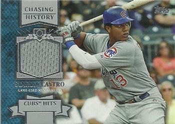2013 Topps - Chasing History Relics #CHR-SC Starlin Castro Front