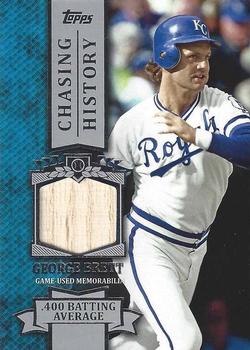 2013 Topps - Chasing History Relics #CHR-GB George Brett Front