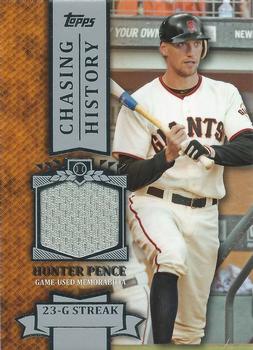 2013 Topps - Chasing History Relics #CHR-HP Hunter Pence Front