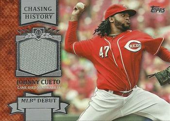 2013 Topps - Chasing History Relics #CHR-JC Johnny Cueto Front