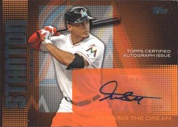 2013 Topps - Chasing the Dream Autographs #CDA-GS Giancarlo Stanton Front