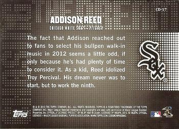 2013 Topps - Chasing the Dream #CD-17 Addison Reed Back