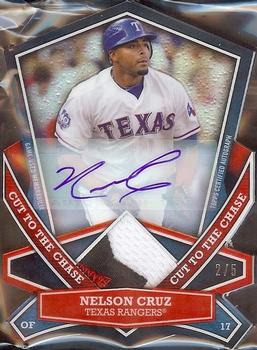 2013 Topps - Cut to the Chase Autograph Relics #CTCAR-16 Nelson Cruz Front