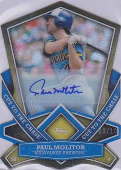 2013 Topps - Cut to the Chase Autographs #CTCA-5 Paul Molitor Front