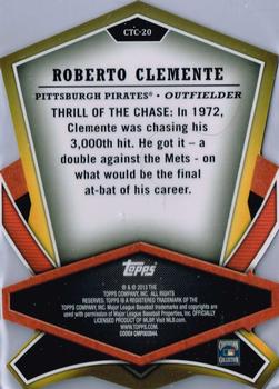 2013 Topps - Cut to the Chase #CTC-20 Roberto Clemente Back