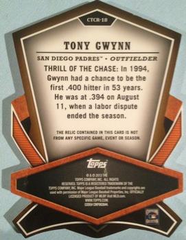 2013 Topps - Cut to the Chase Relics #CTCR-18 Tony Gwynn Back