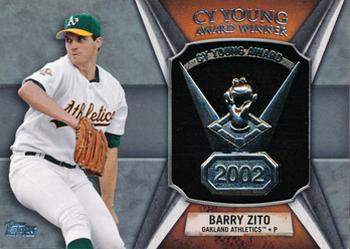 2013 Topps - Cy Young Award Winners Trophy #CY-BZ Barry Zito Front