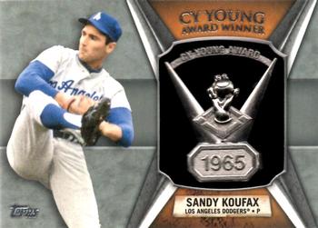 2013 Topps - Cy Young Award Winners Trophy #CY-SK Sandy Koufax Front
