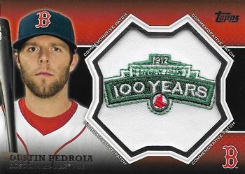 2013 Topps - Commemorative Patch #CP-2 Dustin Pedroia Front