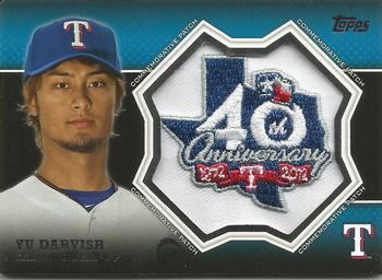 2013 Topps - Commemorative Patch #CP-5 Yu Darvish Front