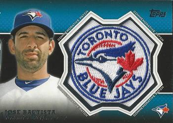 2013 Topps - Commemorative Patch #CP-6 Jose Bautista Front