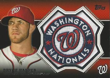 2013 Topps - Commemorative Patch #CP-15 Bryce Harper Front