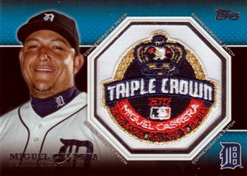 2013 Topps - Commemorative Patch #CP-30 Miguel Cabrera Front