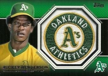 2013 Topps - Commemorative Patch #CP-34 Rickey Henderson Front
