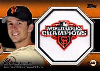 2013 Topps - Commemorative Patch #CP-49 Buster Posey Front