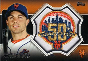 2013 Topps - Commemorative Patch #CP-12 David Wright Front