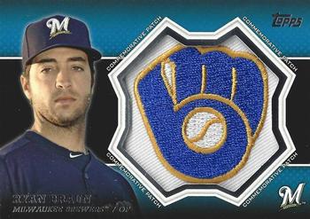 2013 Topps - Commemorative Patch #CP-17 Ryan Braun Front