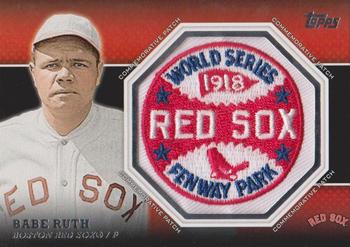 2013 Topps - Commemorative Patch #CP-27 Babe Ruth Front
