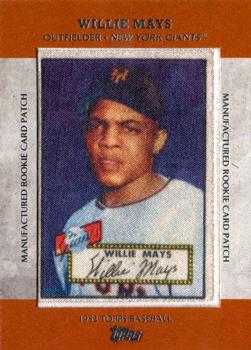 2013 Topps - Manufactured Rookie Card Patch #RCP-1 Willie Mays Front
