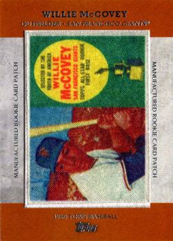 2013 Topps - Manufactured Rookie Card Patch #RCP-6 Willie McCovey Front