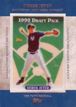 2013 Topps - Manufactured Rookie Card Patch #RCP-21 Derek Jeter Front