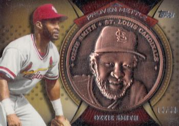 2013 Topps - Proven Mettle Coins Copper #PMC-OS Ozzie Smith Front