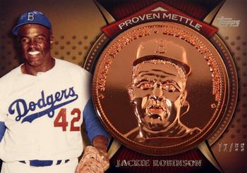 2013 Topps - Proven Mettle Coins Copper #PMC-JR Jackie Robinson Front