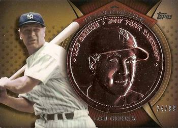 2013 Topps - Proven Mettle Coins Copper #PMC-LG Lou Gehrig Front