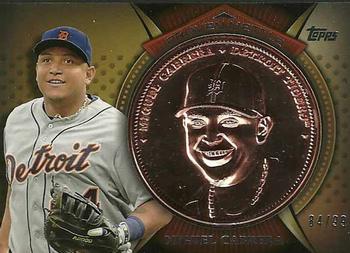 2013 Topps - Proven Mettle Coins Copper #PMC-MC Miguel Cabrera Front