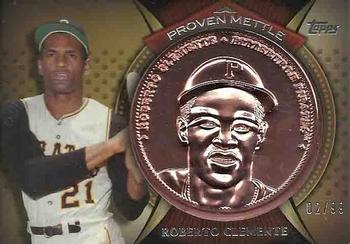 2013 Topps - Proven Mettle Coins Copper #PMC-RC Roberto Clemente Front