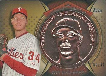 2013 Topps - Proven Mettle Coins Copper #PMC-ROH Roy Halladay Front