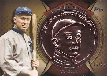 2013 Topps - Proven Mettle Coins Copper #PMC-TC Ty Cobb Front