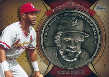 2013 Topps - Proven Mettle Coins Steel #PMC-OS Ozzie Smith Front