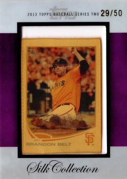 2013 Topps - Silk Collection #NNO Brandon Belt Front