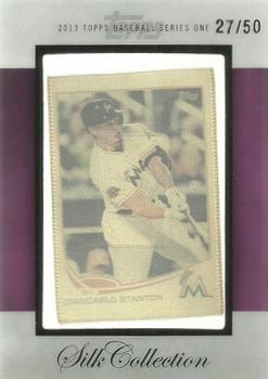 2013 Topps - Silk Collection #NNO Giancarlo Stanton Front