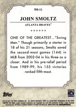 2013 Topps - The Greats #TG-11 John Smoltz Back