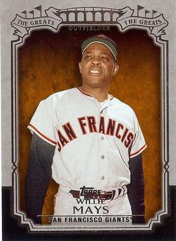 2013 Topps - The Greats #TG-2 Willie Mays Front