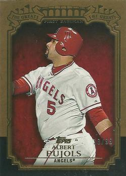 2013 Topps - The Greats Gold #TG-25 Albert Pujols Front