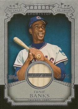 2013 Topps - The Greats Relics #TGR-EB Ernie Banks Front
