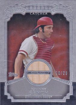 2013 Topps - The Greats Relics #TGR-JB Johnny Bench Front
