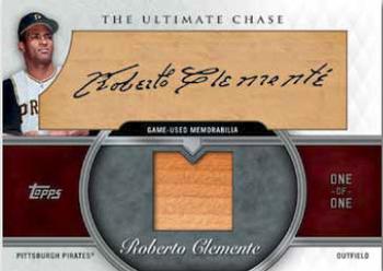 2013 Topps - The Ultimate Chase Autograph Relics #TUC-6 Roberto Clemente Front